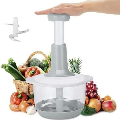 9 in 1 Manual Food Chopper with Accessories 2000ML ABS Plastic Multicolor Kitchen Chopper
