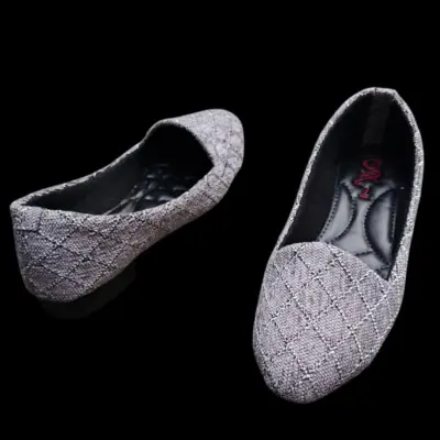 Buy Premium Grey Synthetic Leather Women's Fancy Pumps Online