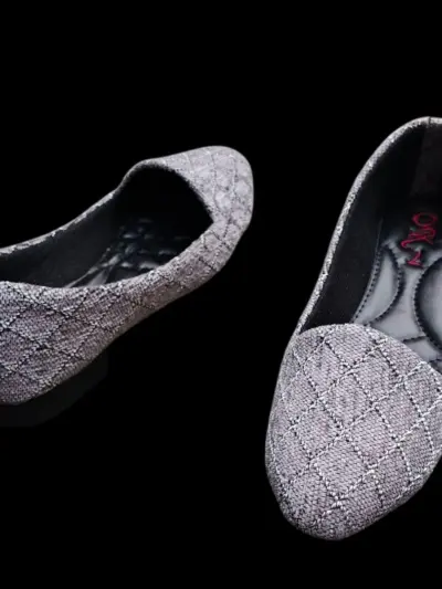 Buy Premium Grey Synthetic Leather Women's Fancy Pumps Online
