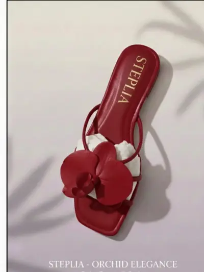 Buy Premium Women's Rexine Fancy Flats in Maroon