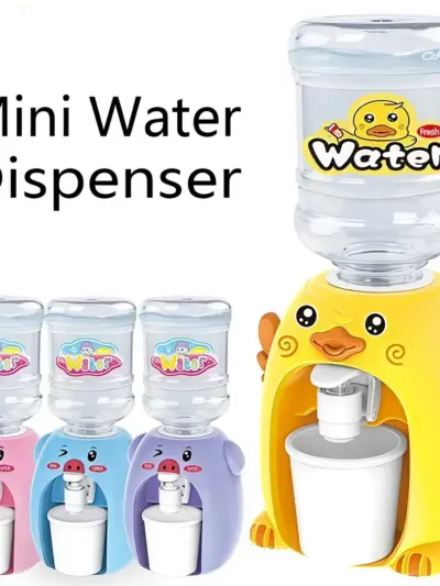 2 Pcs Mini Plastic Duck Water Dispenser 2