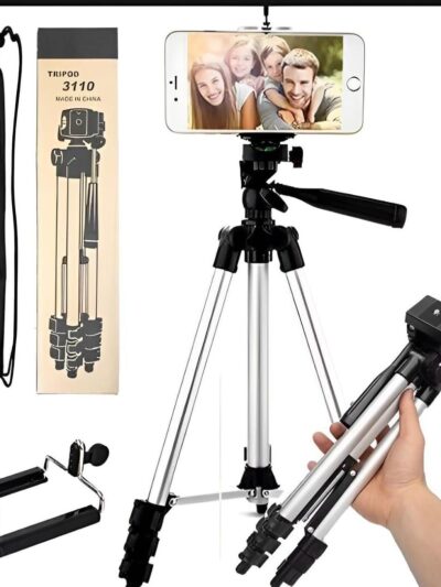 3.5ft Adjustable Tripod Stand for Mobile & Camera with Bag