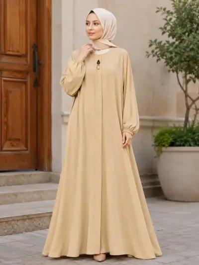 Georgette Plain Maxi Abaya