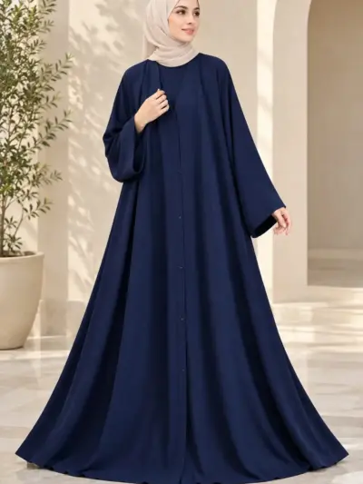 Georgette Plain Classic Abaya
