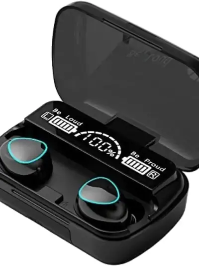 Black Long-Lasting Battery With Fast Charge 10 Earbuds