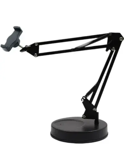 Mobile Holder Stand Mobile Holder Stand Mobile Arm Mount Stand Holder Table gooseneck Flexible Bracket for both Mobile and Mobile Device for Podcast Online Classes Youtube Video