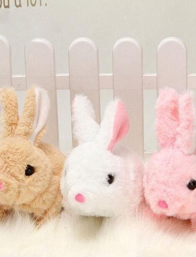 Plush Walking Rabbit Toy for Kids 1-10 Years