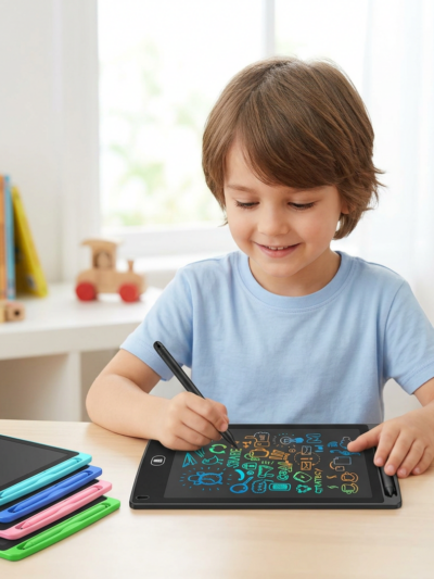 12-inch LCD Writing Tablet for Kids Multicolor Design